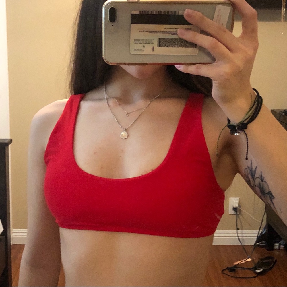 Red Bikini Top